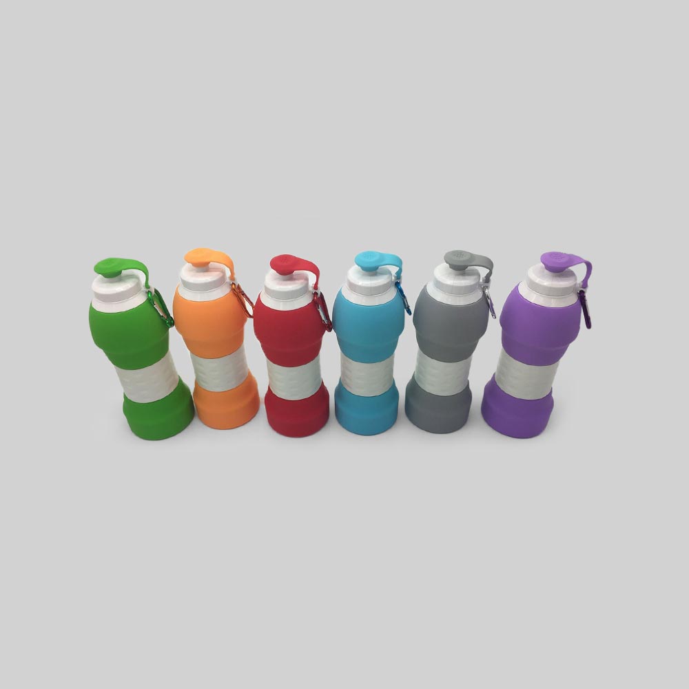 Collapsible Silicone Water Travel Bottles
